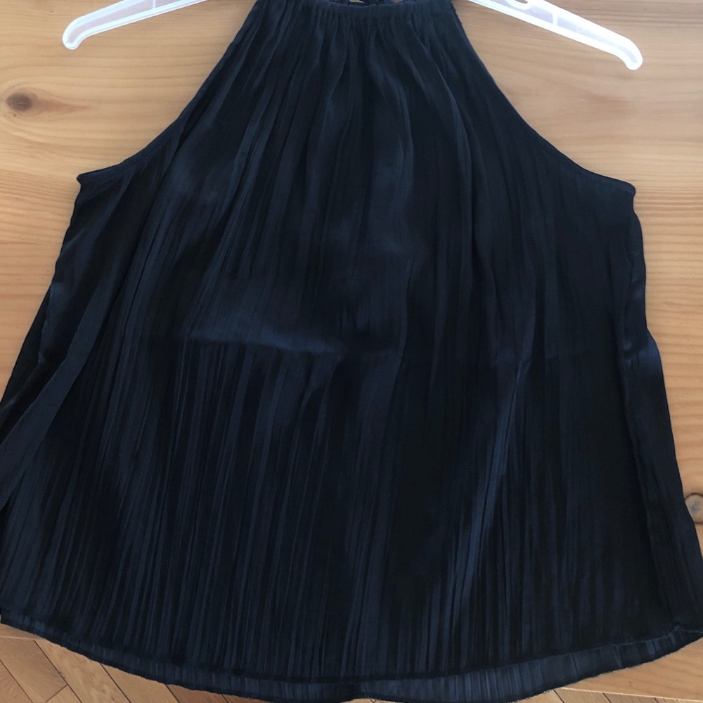 Joe Fresh Black Flowing Top
